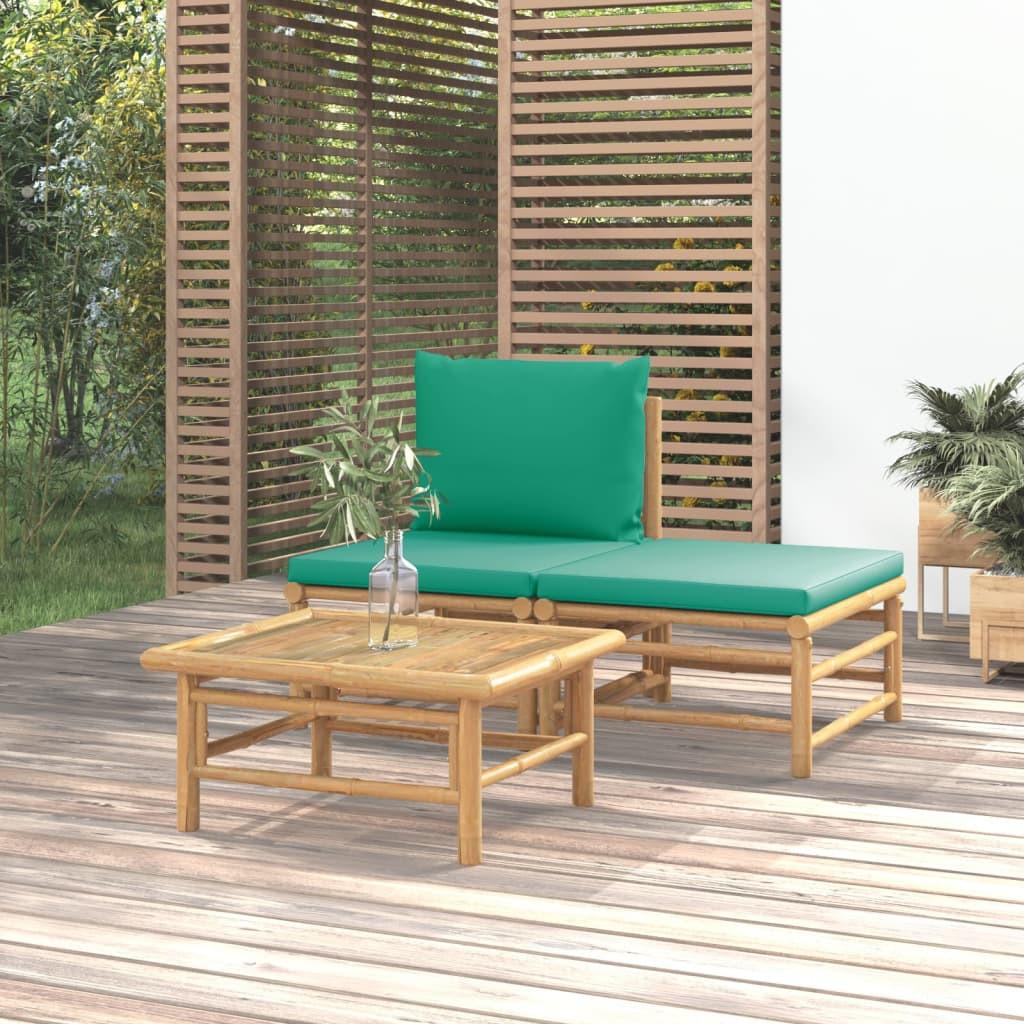 VidaXL Garten lounge set bambus  