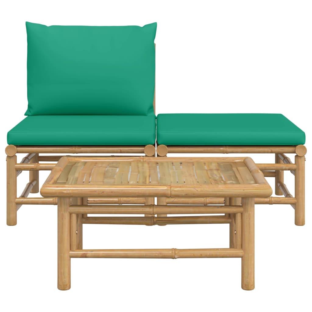 VidaXL Garten lounge set bambus  