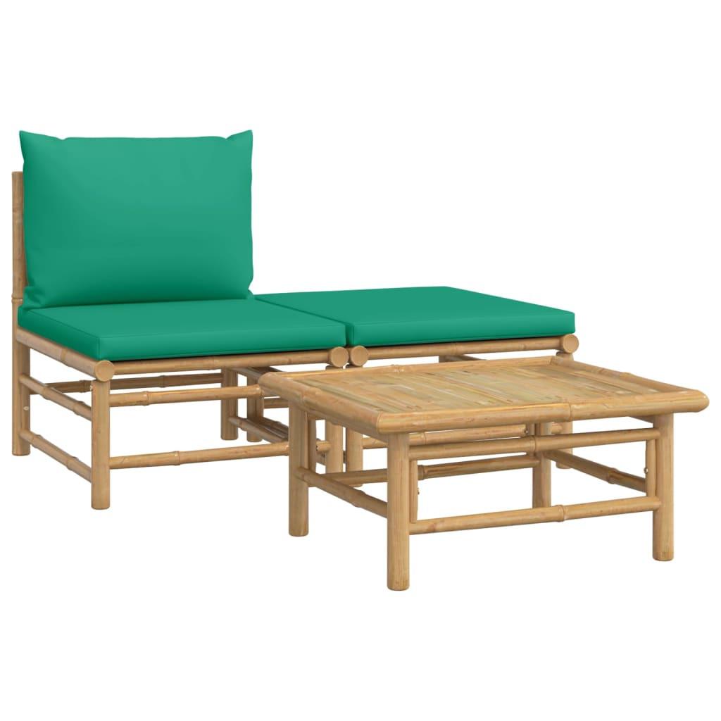 VidaXL Garten lounge set bambus  