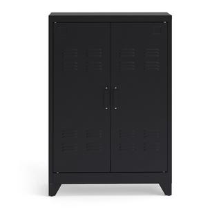 La Redoute Intérieurs Armoire basse 2 portes en métal acier  