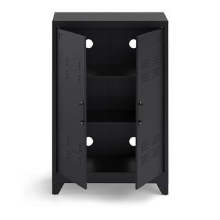 La Redoute Intérieurs Armoire basse 2 portes en métal acier  