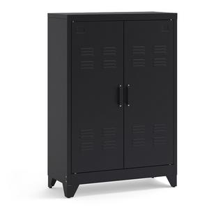 La Redoute Intérieurs Armoire basse 2 portes en métal acier  