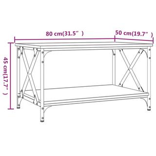 VidaXL Couchtisch holzwerkstoff  