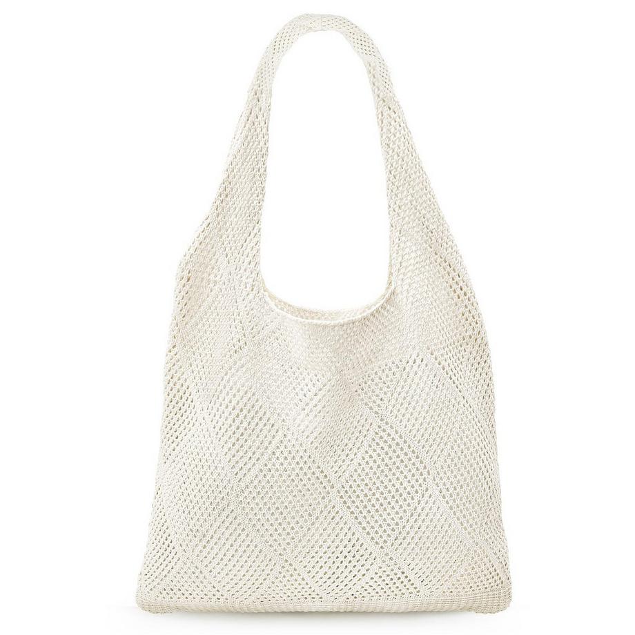Strandtasche Sommer, Gestrickte Tasche Strand, Tasche Umhängetasche Sommertaschen für die Reise