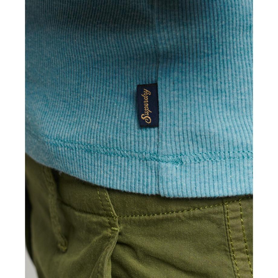 Superdry tanktop mit spitzenbordüre damen  