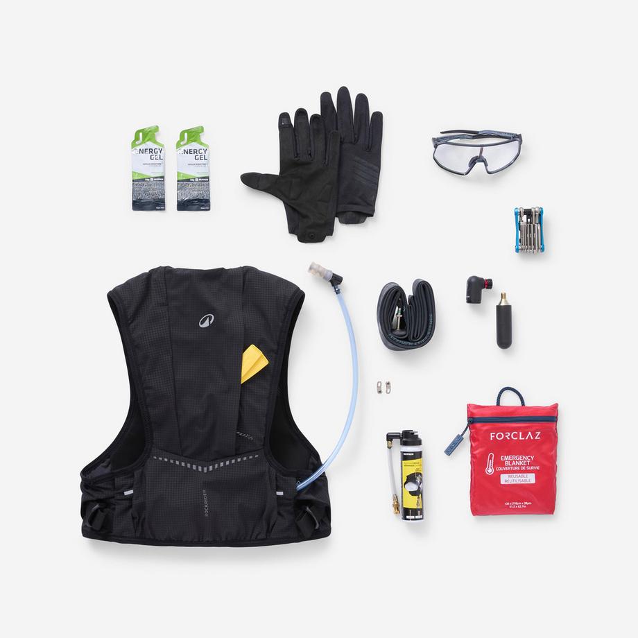ROCKRIDER  Sac d'hydratation vélo 3L - Poche à eau 2L 