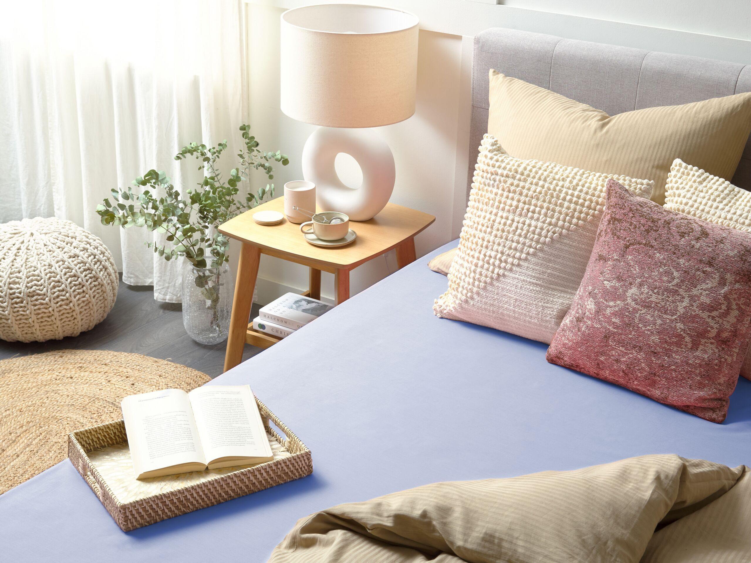 Beliani JANBU Drap Housse en Coton  