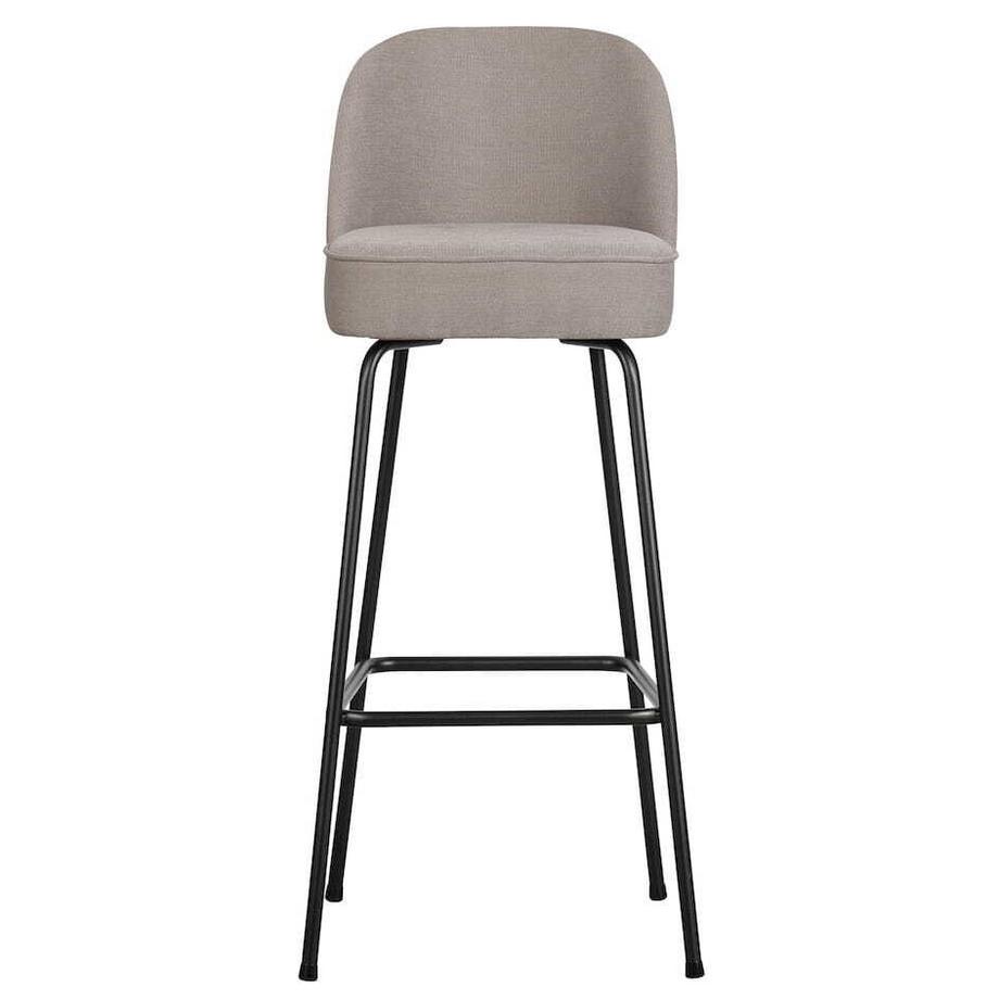 mutoni Sgabello Vogue in tessuto intrecciato sabbia 80  