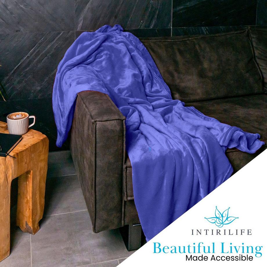 Intirilife Couverture Douce et Moelleuse  