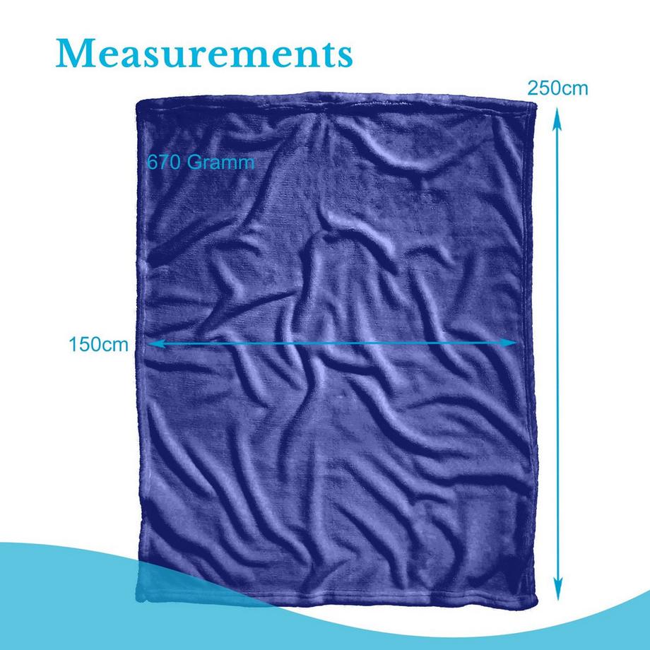 Intirilife Couverture Douce et Moelleuse  