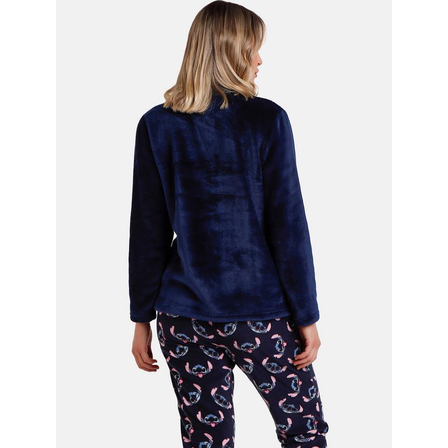 Admas Stitch Faces Haut Manches Longues et Pantalon Pyjama Set  