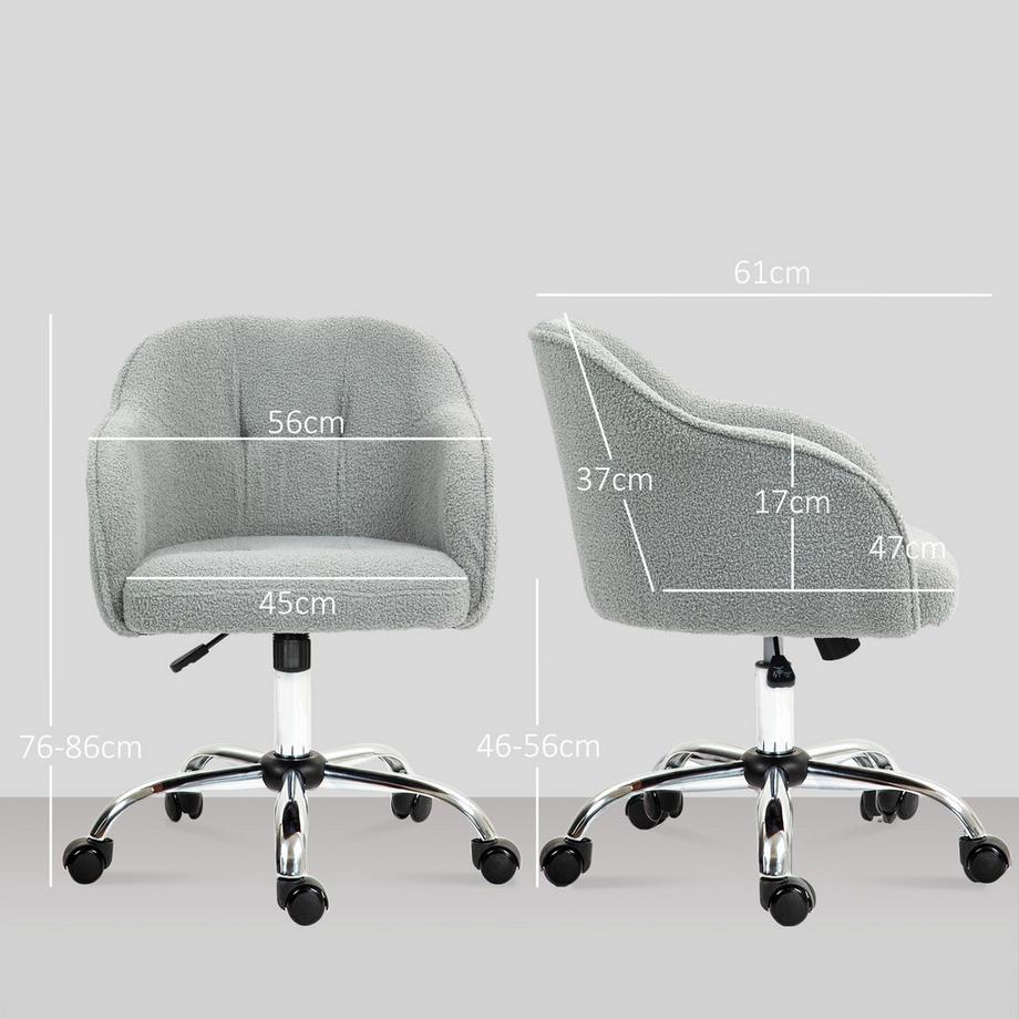 HOMCOM chaise de bureau  