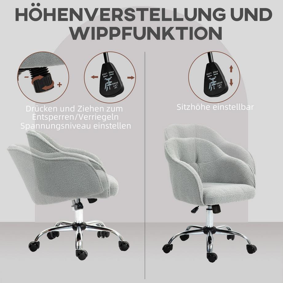 HOMCOM chaise de bureau  