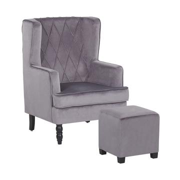 Fauteuil en Velours Rétro SANDSET