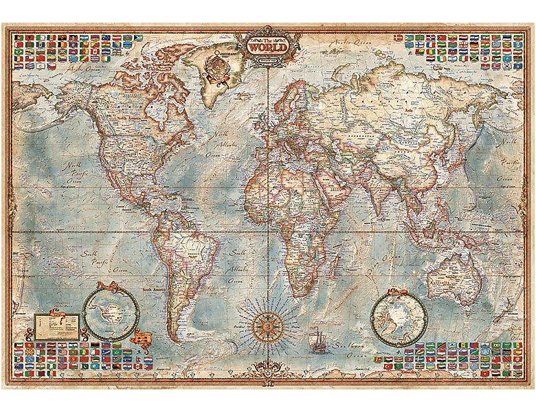 Educa  Educa Carte politique du monde - Série miniature (1000) 