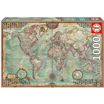 Educa Carte politique du monde - Série miniature (1000)