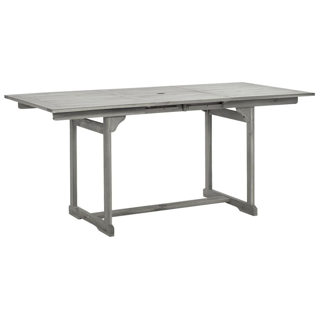 VidaXL Table de jardin bois d'acacia  