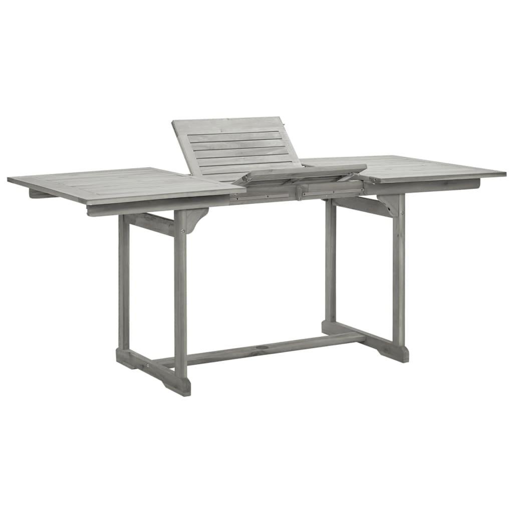 VidaXL Table de jardin bois d'acacia  