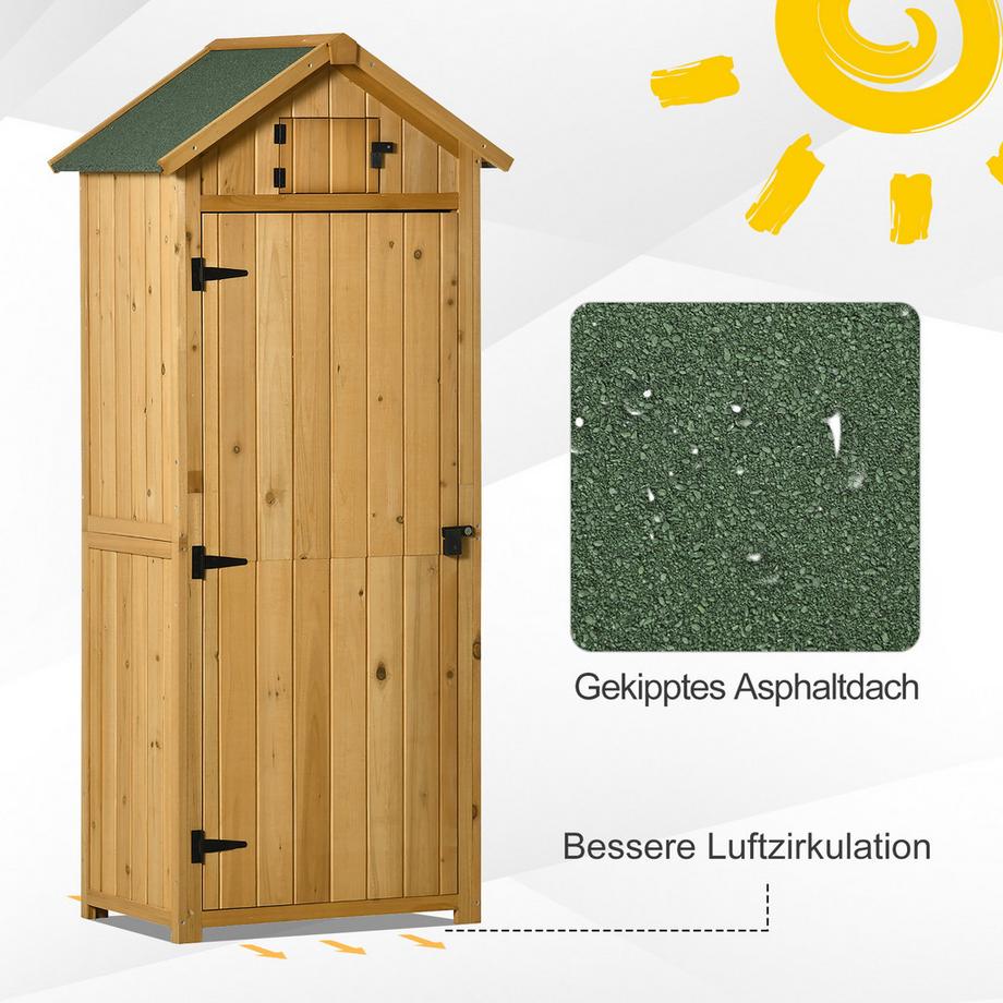 Outsunny Remise à outils  