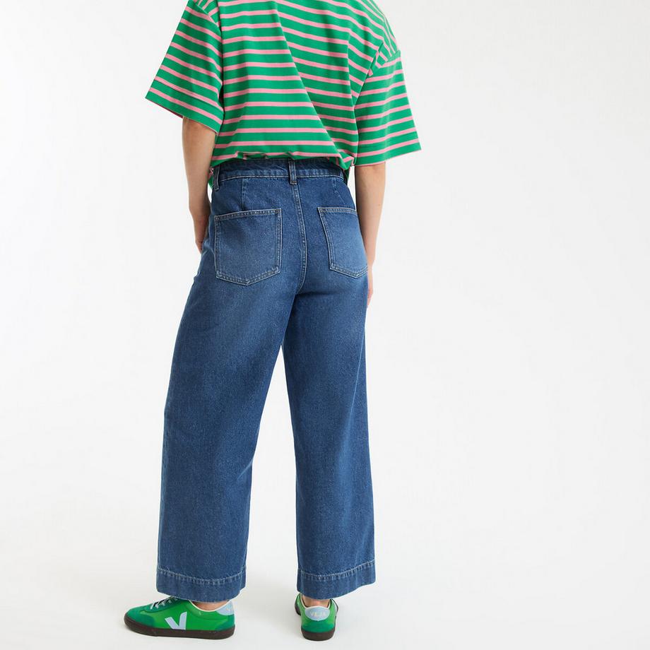 La Redoute Collections Weite 7/8 Länge Denim Jeans  