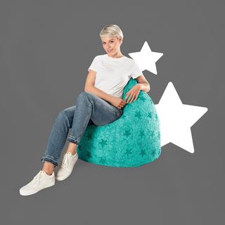 Sitting Point Sitzsack Beanbag Fluffy Stars  