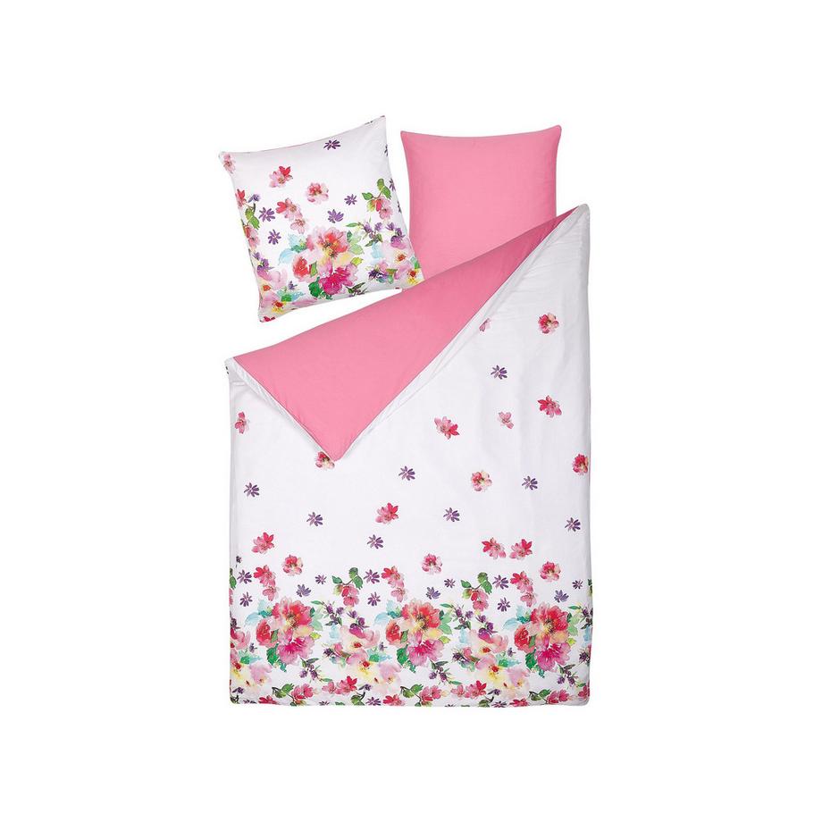 Beliani LARYNHILL Ensemble de housses de couette en Satin de coton Moderne  