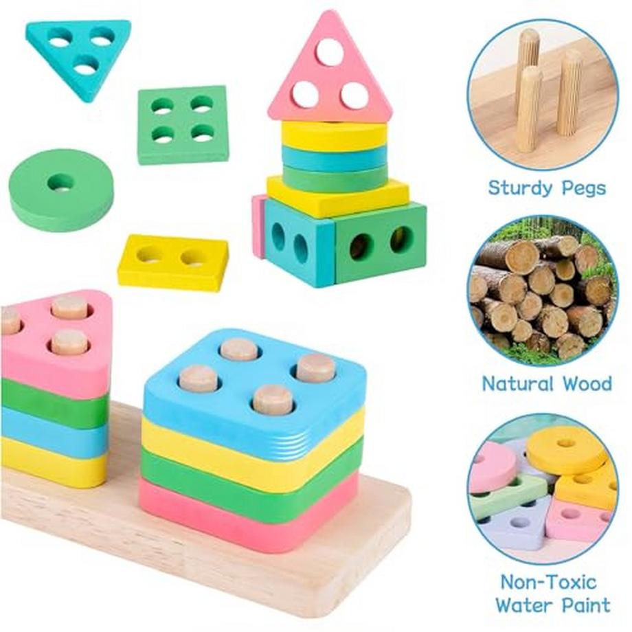 Activity-board  Brettspiel,Sortierspiel aus Holz 