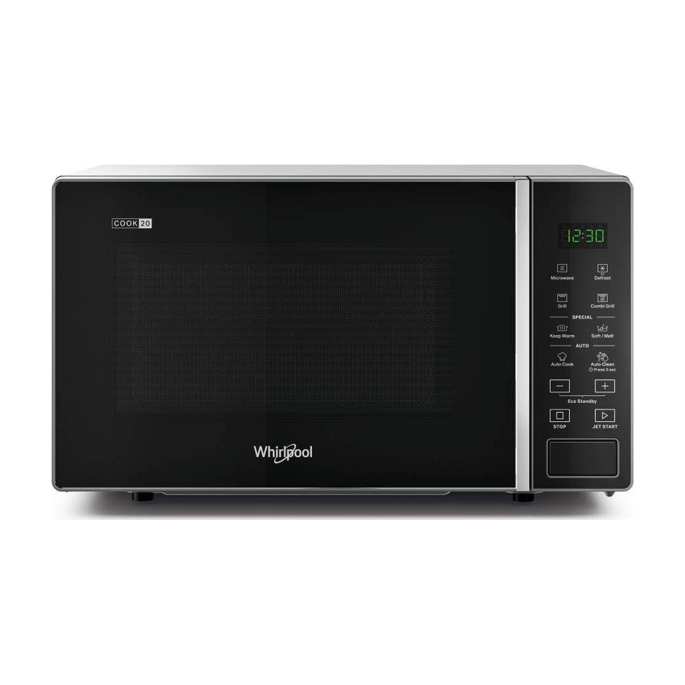 Whirlpool Whirlpool MWP 203 SB CH Superficie piana Microonde combinato 20 L 900 W Nero, Argento  