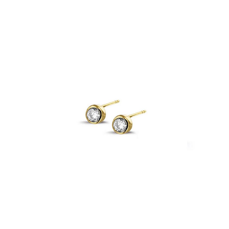 Ohrstecker Zirkonia 1262 Vergoldet