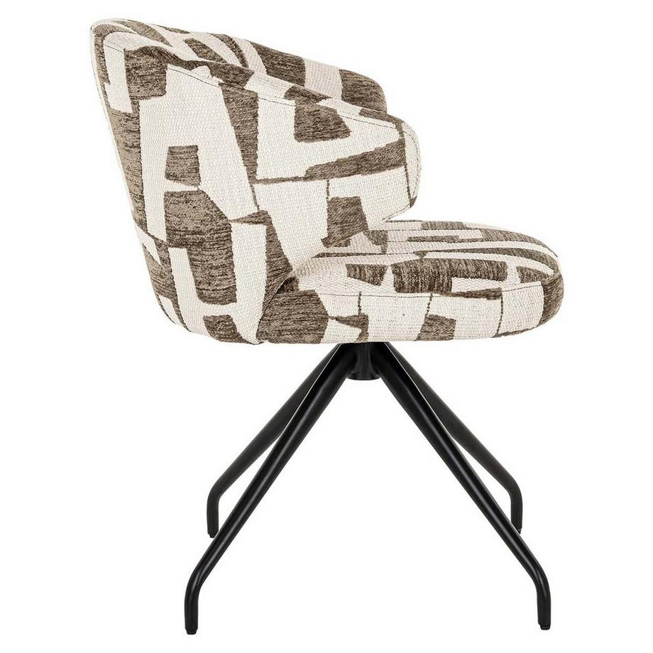 mutoni Drehsessel Milly moss graffic  