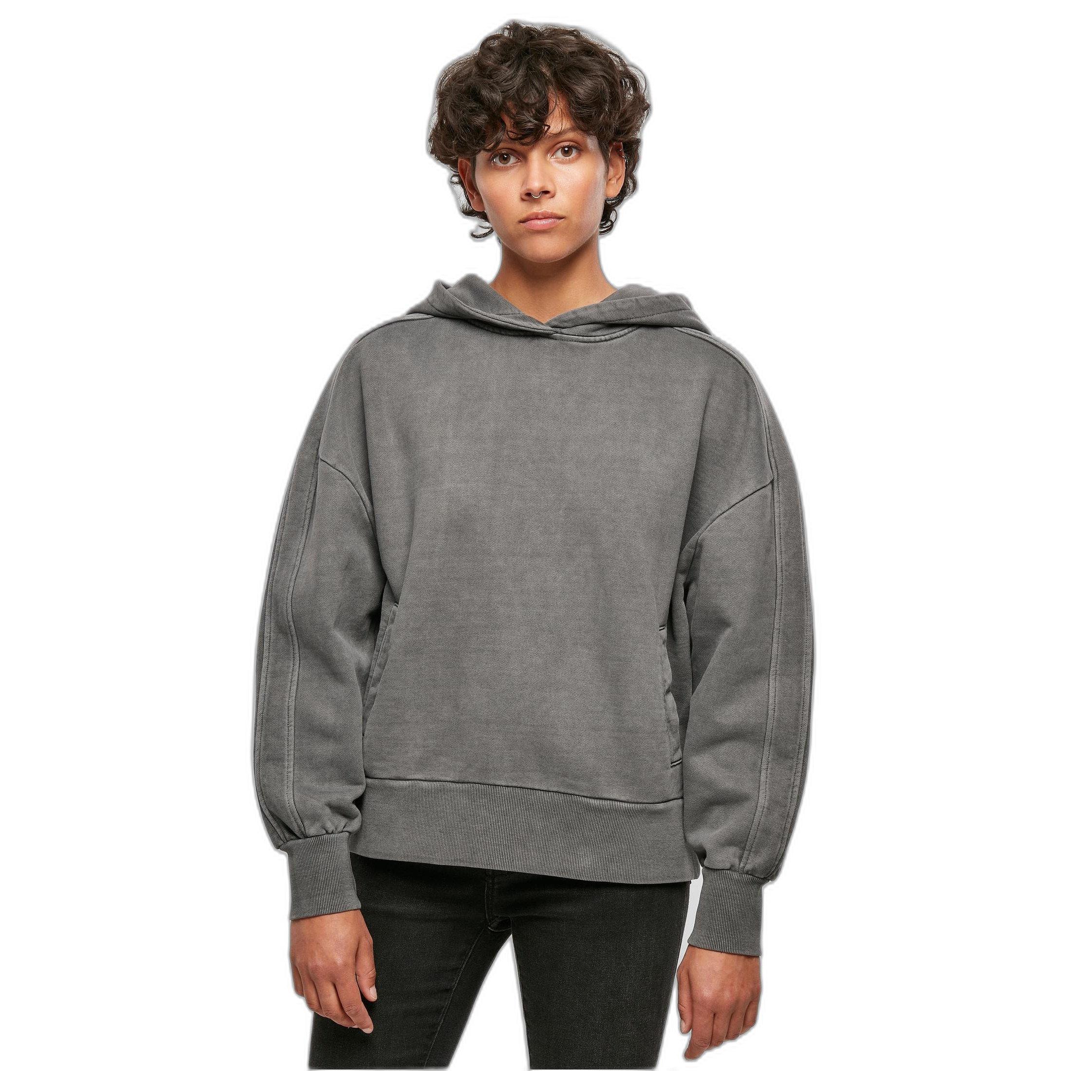 URBAN CLASSICS  sweatshirt à capuche heavy terry garment dye gt 