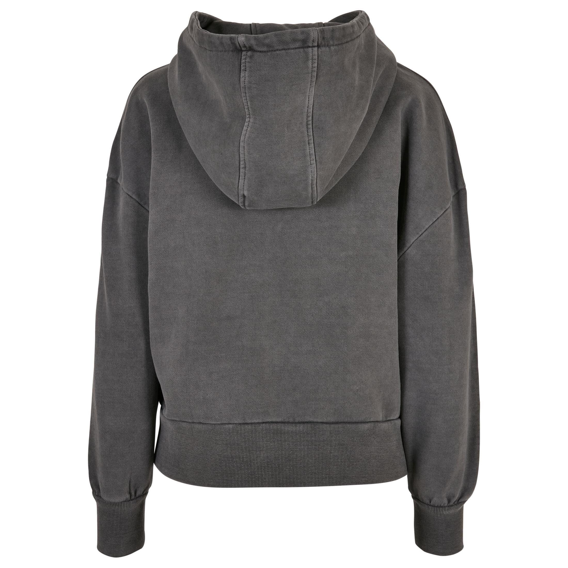 URBAN CLASSICS  kapuzenpullover, damen heavy terry garment dye gt 