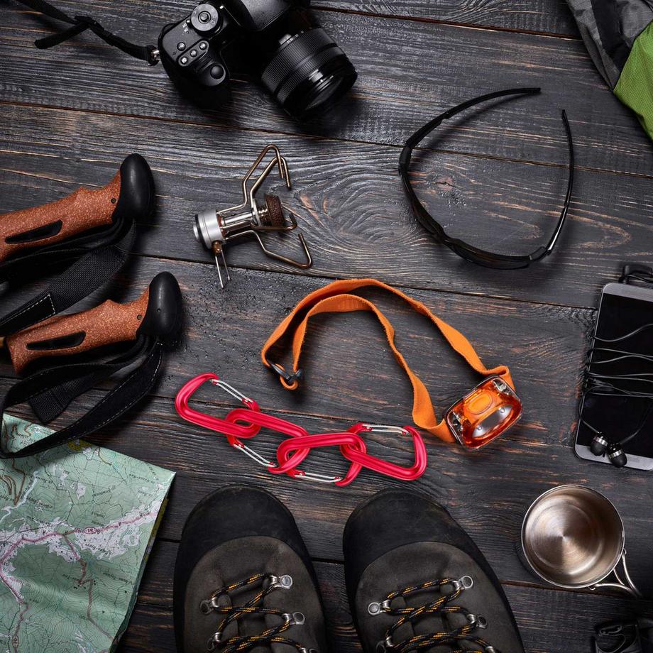 B2X  Moschettone in alluminio, set da 4 