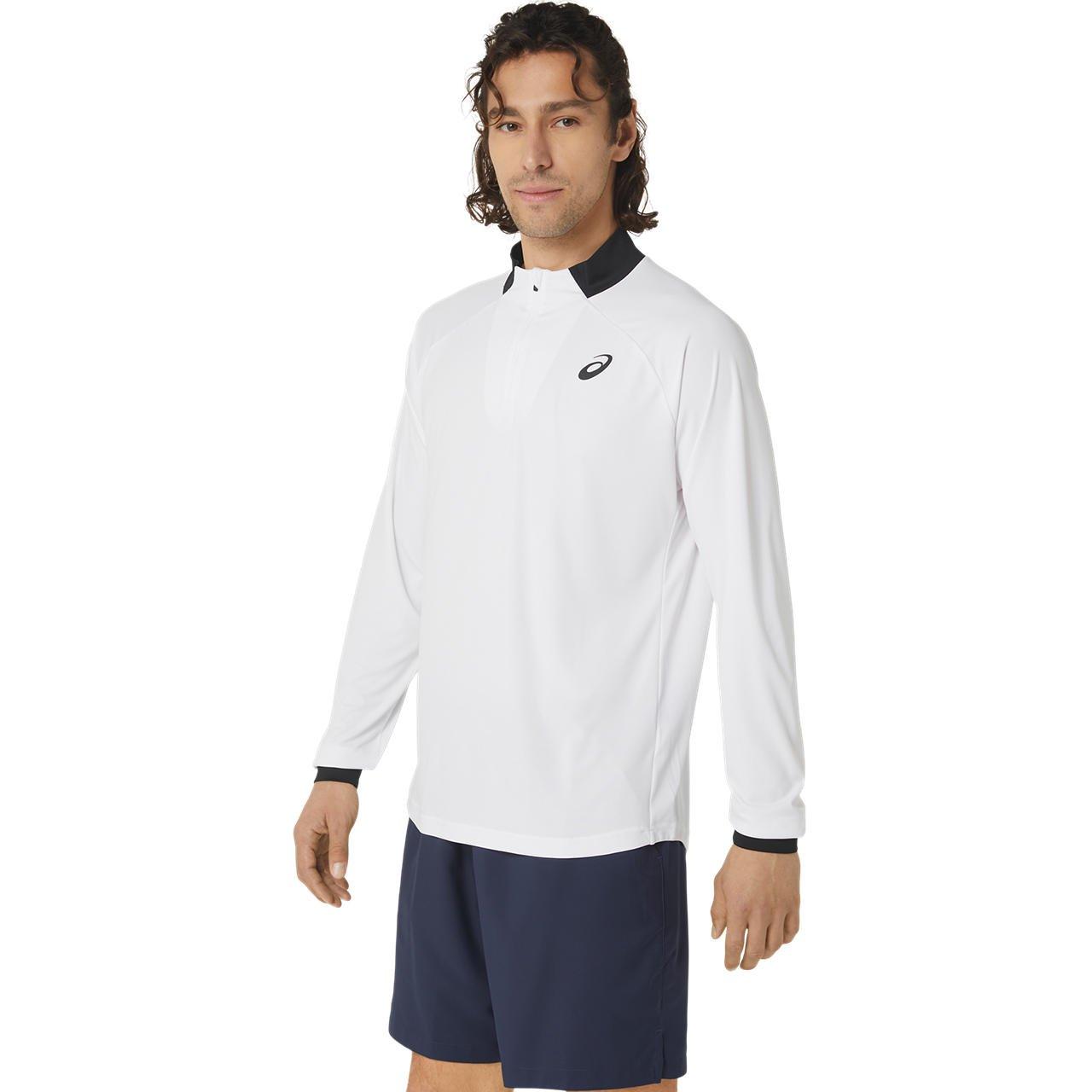 asics  Maglia a maniche lunghe con mezza zip Asics Court 