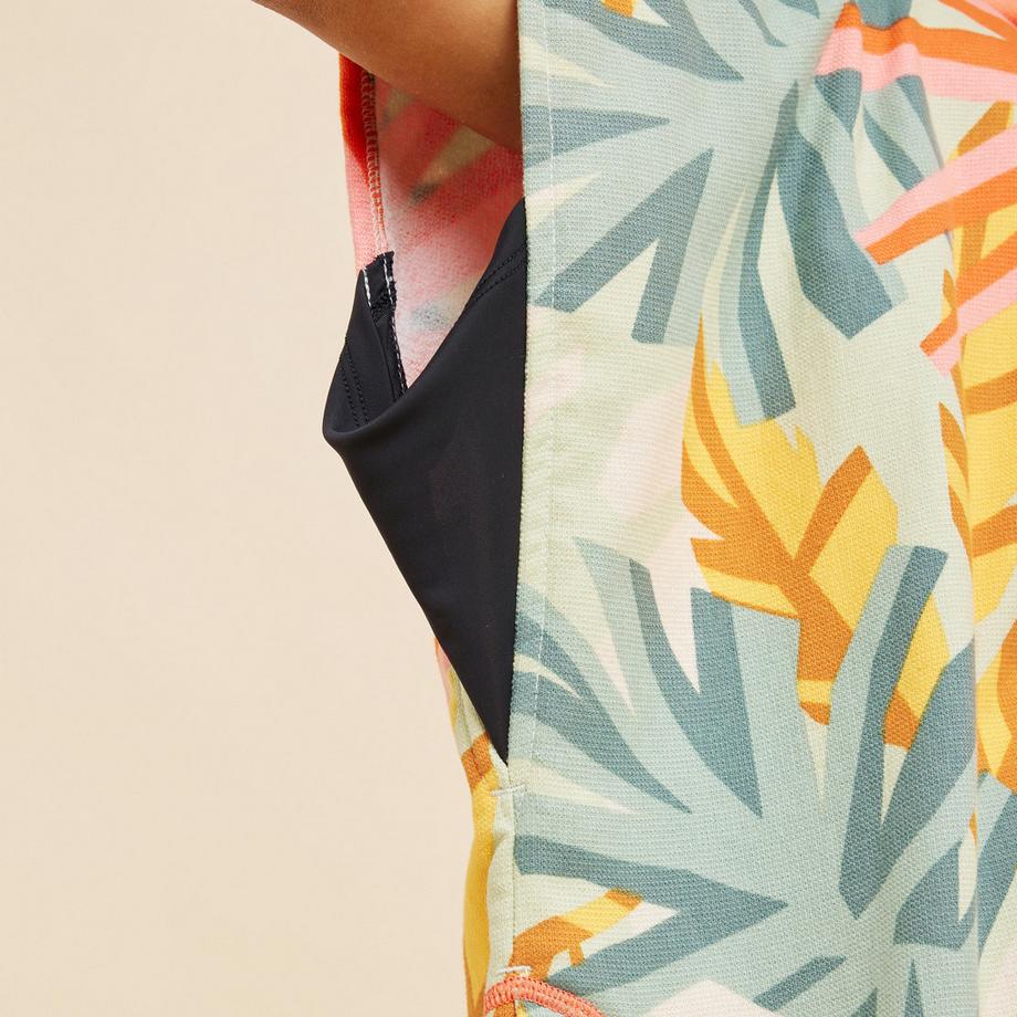 DECATHLON  Poncho Kinder Baumwolle Druck 