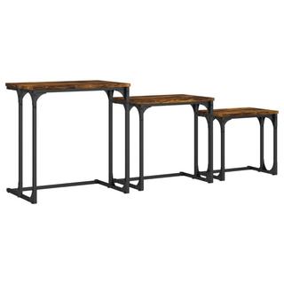 VidaXL Table basse gigogne bois d'ingénierie  