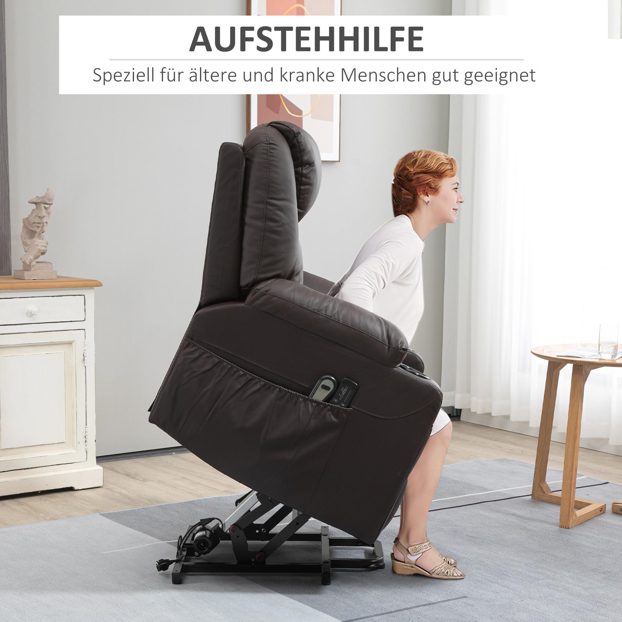 HOMCOM  Sessel mit Aufstehhilfe 