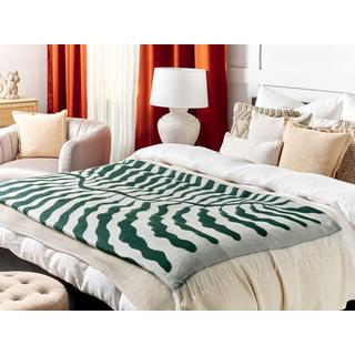 Beliani BARTAR Plaid Doux Acrylique Boho  