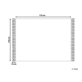 Beliani Kuscheldecke aus Acryl Modern BARTAR  