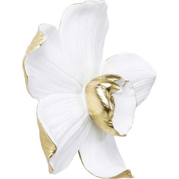 KARE Design Decorazione da parete Orchidea Bianca 25cm  