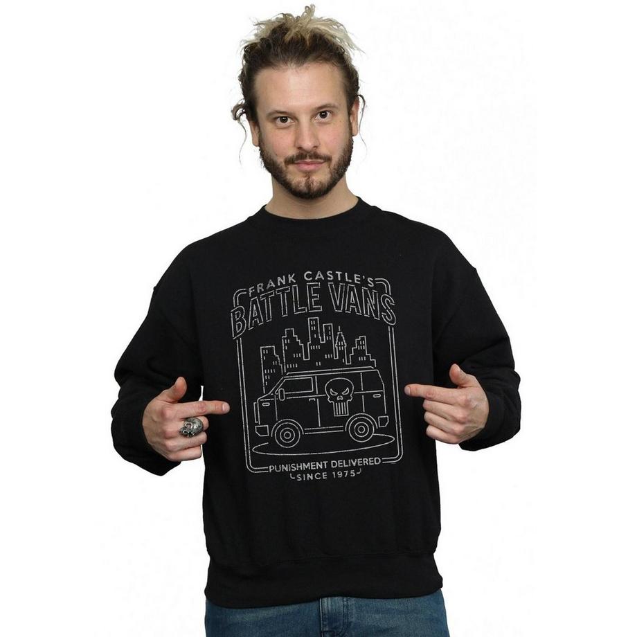 MARVEL The Punisher Frank Castle's Battle Vans Sweatshirt  