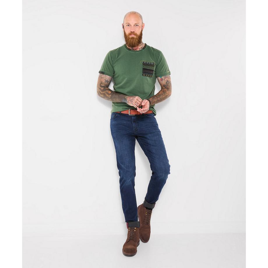 Joe Browns Kurzarm-T-Shirt Doppelnaht-Saum  