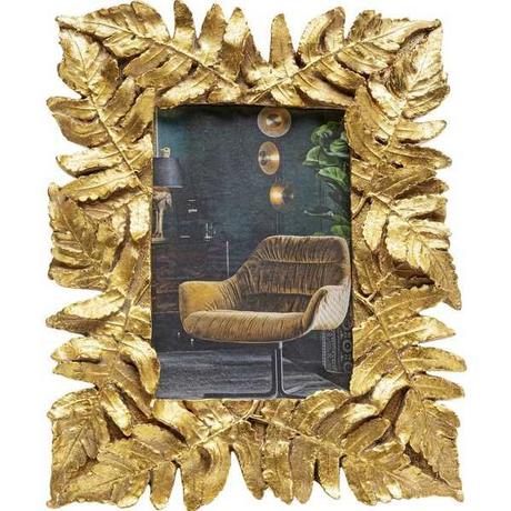 KARE Design Bilderrahmen gold Leaves 20x24  