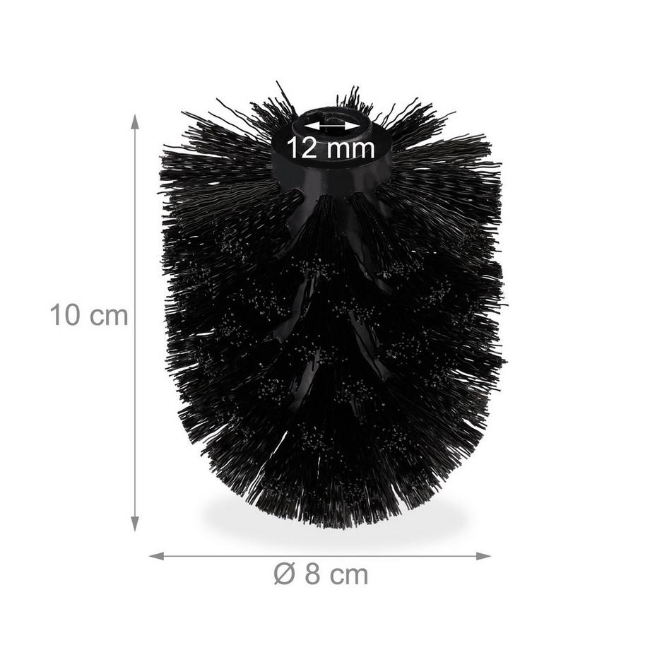 B2X Tête de brosse de rechange pour brosse de toilette Lot de 9  