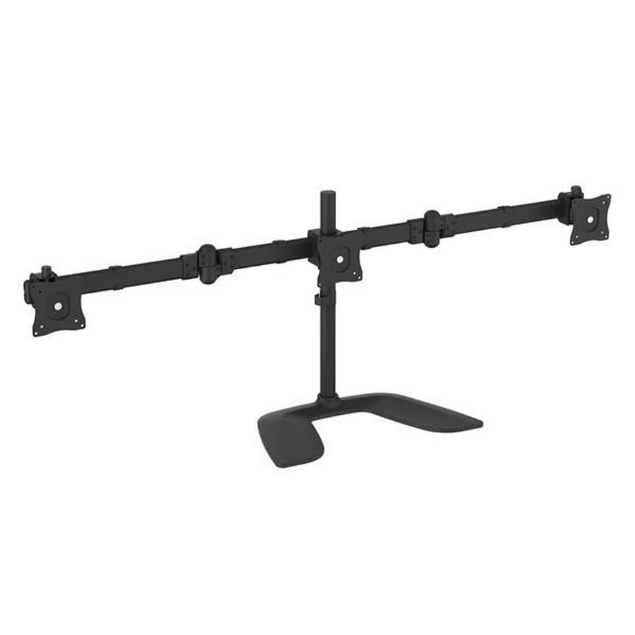 Supporto / Braccio Articolabile per triplo Monitor in Acciaio fino a 27" - VESA