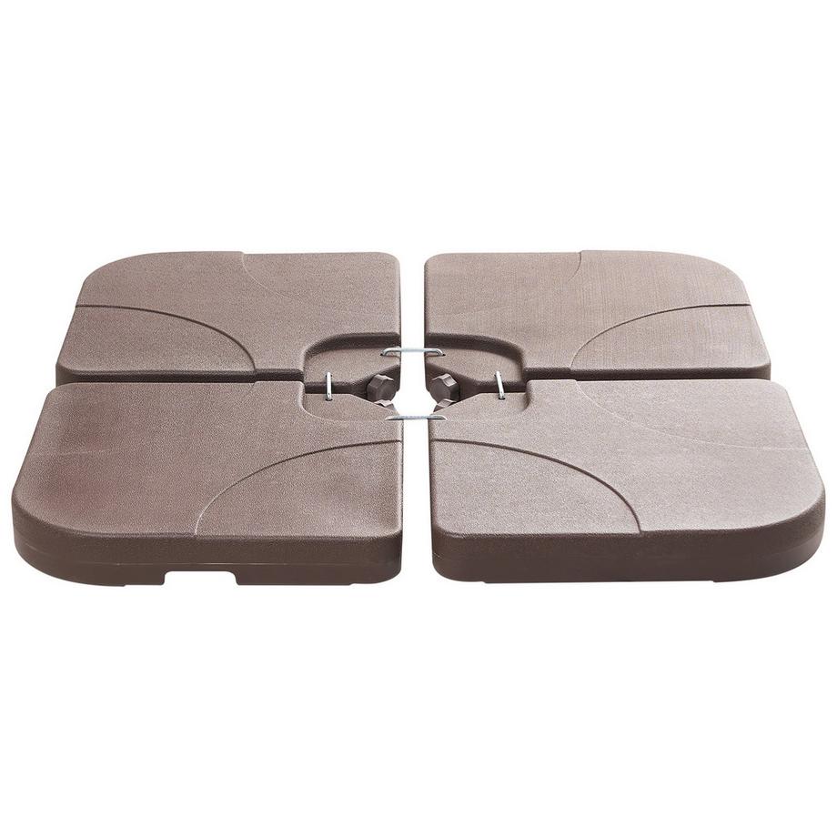 Beliani Sonnenschirmfuss aus Kunststoff  CARIA  