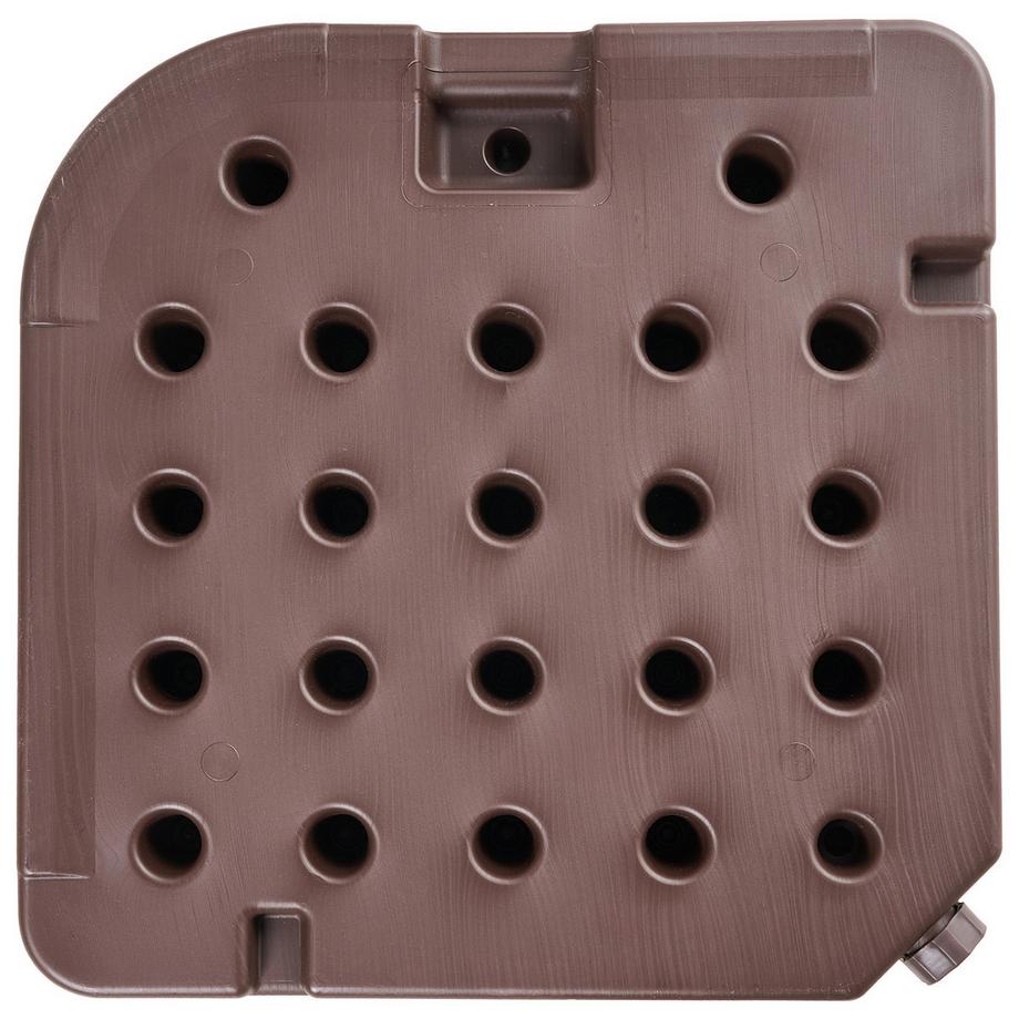 Beliani Sonnenschirmfuss aus Kunststoff  CARIA  