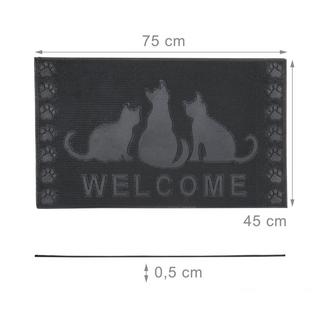 B2X Gummimatte Katzen  