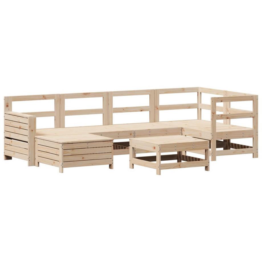 VidaXL set divano da giardino Legno  