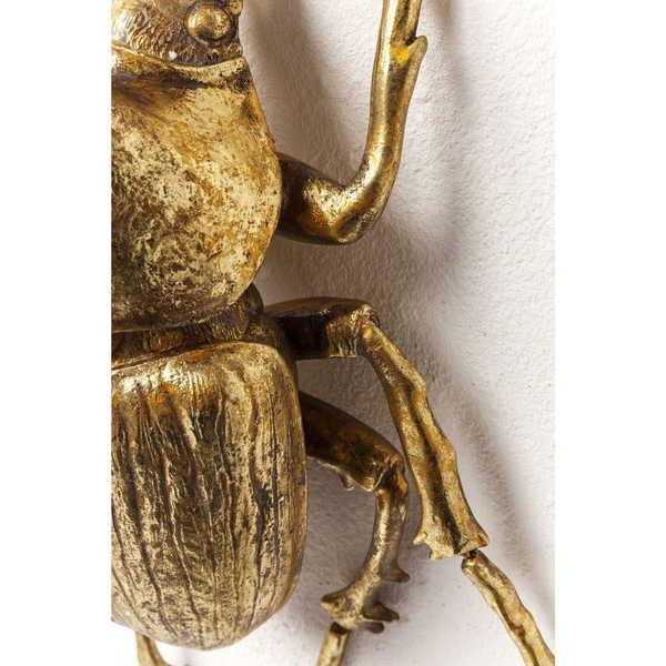 KARE Design Wandschmuck Herkules Beetle Gold  